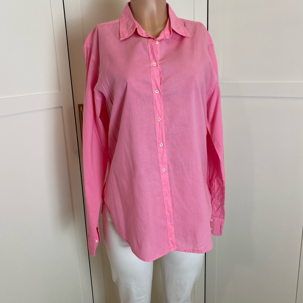 XiRENA Vibrant Pink Cotton Shirt